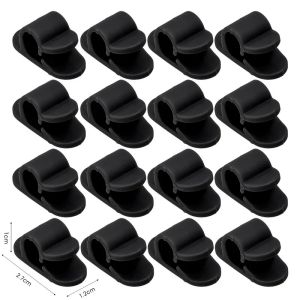 Self Adhesive String Light Clip Wall-mounted Cable Wire Storage Hook Outdoor Waterproof Hanging Holder Home Office Storage Clamp