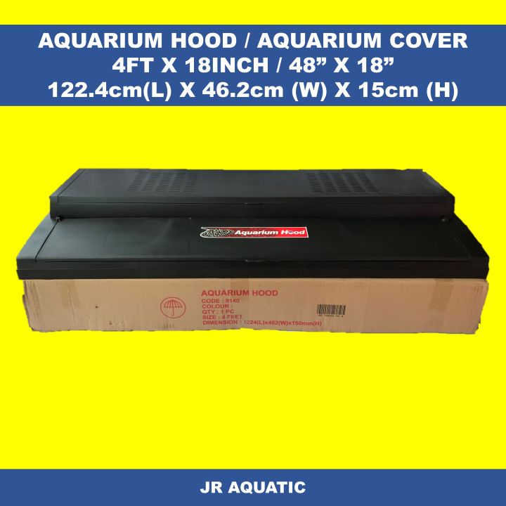 AQUARIUM HOOD / AQUARIUM COVER TANK 4FT X 18INCH / 48