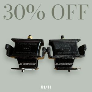 ยางแท่นเครื่องหน้า ISUZU NQR 150-175 เครื่อง 4HK1 รหัส 8-98203633-0L  8-98203634-0R ตองหนึ่งเกรดผ้าใบ ยางแท่นหน้าอีซูซุ/GRGHP