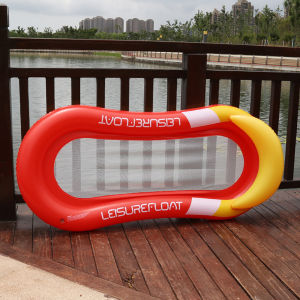Homempire PVC Inflatable Floating Row Foldable Swimming Pool Water Lounger Chair Summer Party Beach Water Hammock Mattress Salbabida for Adult