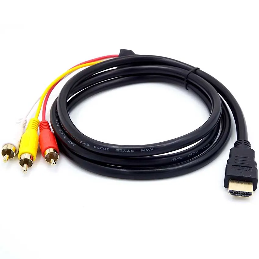 Cable Hdmi Rca Convertidor Hdmi A Audio Y Video Adaptador Rca