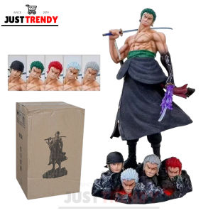 One Piece: Roronoa Zoro Haki with Replaceable Head Action Figure 50cm