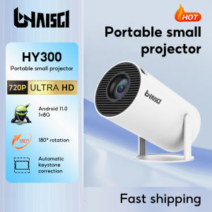 F800 Smart Projector 4K Support 400ANSI 2+16GB Electric Focus Eye Protection WiFi6 Bluetooth 5.2 130" Big Screen Auto Keystone Correction Portable Projector for Home & Outdoor