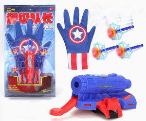 Spiderman Captain America Iron Man Hulk Glove Launcher Dart Launcher Toy Mask Toy