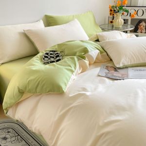 100% Egyptian Cotton Duvet Cover 400TC Solid Color Comforter Cover with Zipper Closure & Corner Ties Soft Luxury Hotel Bedding2026