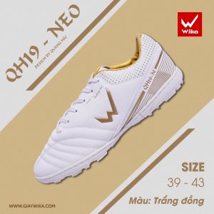 Giày Đá Bóng Wika Qh19 Neo Chính Hãng Giày Đá Banh Sân Cỏ Nhân Tạo Đã Được Khâu Toàn Bộ Đế