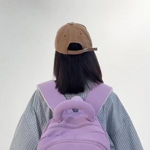 AE Large-capacity simple student computer backpack for college middle and high school students casual business trip travel backpack
