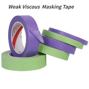 50M Weak Viscous Washi Tape Wall Art Latex Paint Separation Paper No Trace Adhesive Masking Tape Indoor Outdoor DIY Decoration