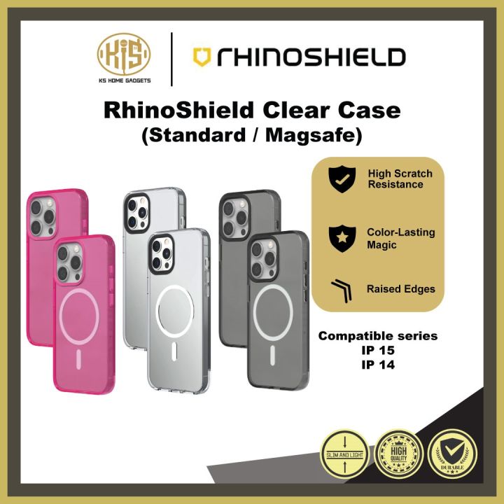 Rhinoshield Clear Case Advance Yellowing Resistance for IP 15 14 13