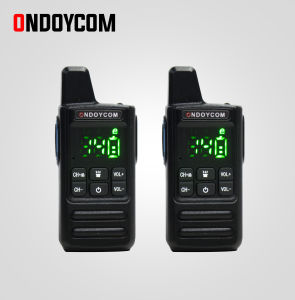 ONDOYCOM M5 SET OF 2 Portable Two Way Radio Walkie Talkie 5W UHF with 16 Channel