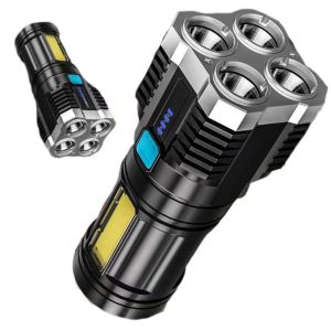 Super Bright Powerful Led Spotlight Rechargeable Long-range Torch Light Ultrafire Flashlight Outdoor