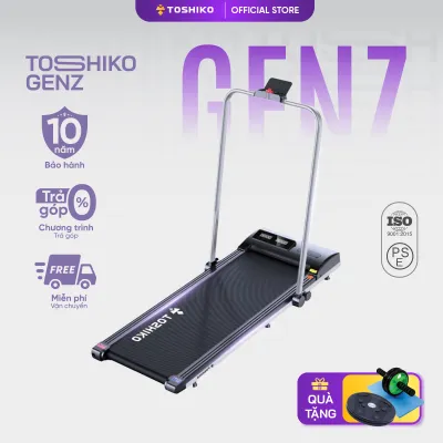 Máy chạy bộ thể dục thể thao tại nhà Toshiko Gen Z giúp tăng cơ giảm mỡ rèn luyện sức khỏe bảo hành 3 năm
