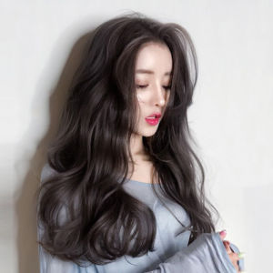 45cm/55cm/65cm Women 3 Pieces Wig Hair Extension Natural Long Big Wave Rose Net Hair Wig Extension for Ladies Girls with 2 Clips