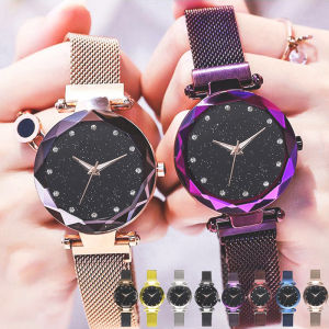 Harman Jam Tangan Wanita Korea Fashion Causal Baru Magnet Strap Diamond Analog Quartz Men Women Watch205