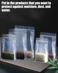 50PCS Transparent frosted plastic bag food bag snack bag waterproof bag moisture-proof bag dustproof bag