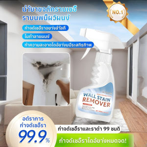 สเปรย์ขจัดเชื้อราบนผนัง น้ำยาทำความสะอาดเชื้อราและราดำ เหมาะสำหรับขจัดเชื้อราออกจากผนังในช่วงอากาศชื้น墙面污渍霉菌强力去除剂