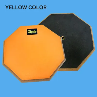 *( NEW )TAYSTE DRUM PRACTICE PAD WITH STAND 8 INCH & 12 INCH COLOUR *