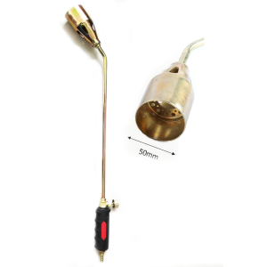 ที่เผาขาหมู เผายางมะตอย ใช้ได้กับข้อต่อแก๊ส หัวจุดแก๊สหัวเชื่อมแก๊สเหลวแบบสวิตช์เดี่ยวรองรับการเชื่อมออกซิเจนอะเซทิลีนโพรเพน 50มม.