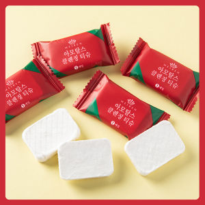 ผ้าขนหนูอัดเม็ด ผ้าเช็ดตัว ผ้าขนหนูอัดเม็ด ขนาดเล็ก ผ้าฝ้าย ผ้าอัดเม็ด ผ้าอเนกประสงค์ ผ้าพกพา 1 กล่อง 14 ชิ้น