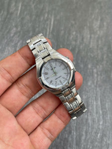 Đồng hồ nữ wave ceptor thời trang mặt trắng size 30cm pin năng lượng hàng si
