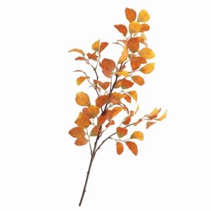 MACRAMEX Realistic Leaves Artificial Ficus Branch Foliage Arrangement Silk Leaves Simulated Green Plants Simulated Home Decor Ficus Cordata Branch Home Decor