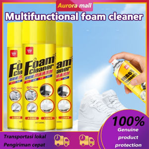 Multi functional foam cleaner for car interior leather seat cleaning stain removal water free bathroom ceramic tile cleaning mousse