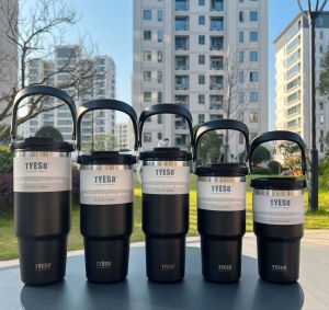 Nhà Máy Giá thấp khuyến mãi tyeso cốc cà phê Bình giữ nhiệt đôi bằng thép không gỉ lớp lạnh cách nhiệt và nóng Cốc du lịch chai nước trên xe ô tô Bình đựng nước chân không