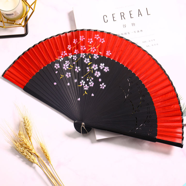 Quạt cổ phong dây tuyến mẫu viền mỏng, Quạt múa cổ trang trung quốc nan ...