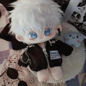 Jujutsu Kaisen Gojo Satoru 20cm Anime Cartoon Short Plush Body Doll Plushies Xmas Gift Handsome Cotton Figures Pillow2026
