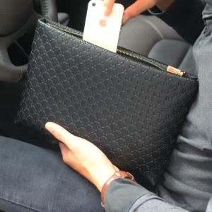 New cross-border mens clutch bag casual trendy large-capacity business fashion handbag IPAD Customized packaging
