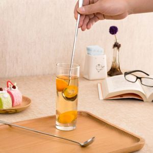 SHUBA ความคิดสร้างสรรค์ เครื่องมือครัว ตัก เสบียง สแตนเลส ขนม ไอศครีม ด้ามยาว ช้อน ช้อนกาแฟ