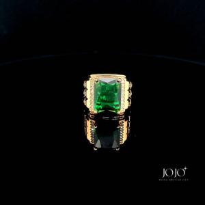 N883 Nhẫn nam đá màu phong thủy đính đá CZ cao cấp JOJO
