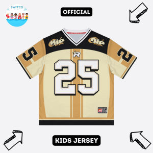 SWITCO | Kaos Jersey Anak Number 00 Laki Laki Bahan DryFit Brazil Full Printing Casual Rugby Retro Streetwear Vintage Hockey Perempuan