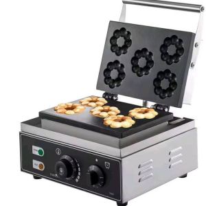 เครื่องทำโดนัทพอนเดอริง5ชิ้น เตาอบโดนัทพอนเดอริงไฟฟ้า ZBY210🧣🧣