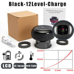 Smart Vacuum Cupping Body Massager Red Light Heating Therapy Cupping Slimming Vacuum Pressure Acupuncture Dampness Detox Back Body Massager  刮痧仪拔罐器