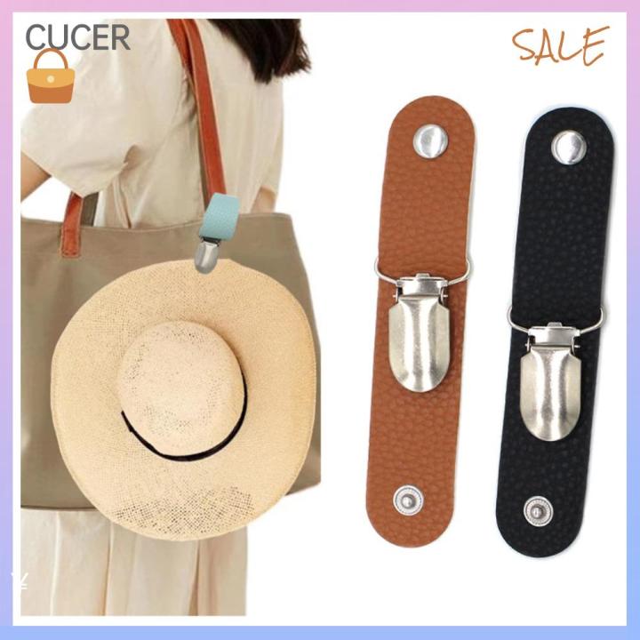 CBT PU Leather Hat Clip Practical Portable Duck Clip 2024 Kids Cap ...