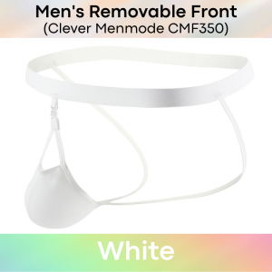 Mens Jockstrap : Removable Front with Snap-On Clip (Clever Menmode CMF350)