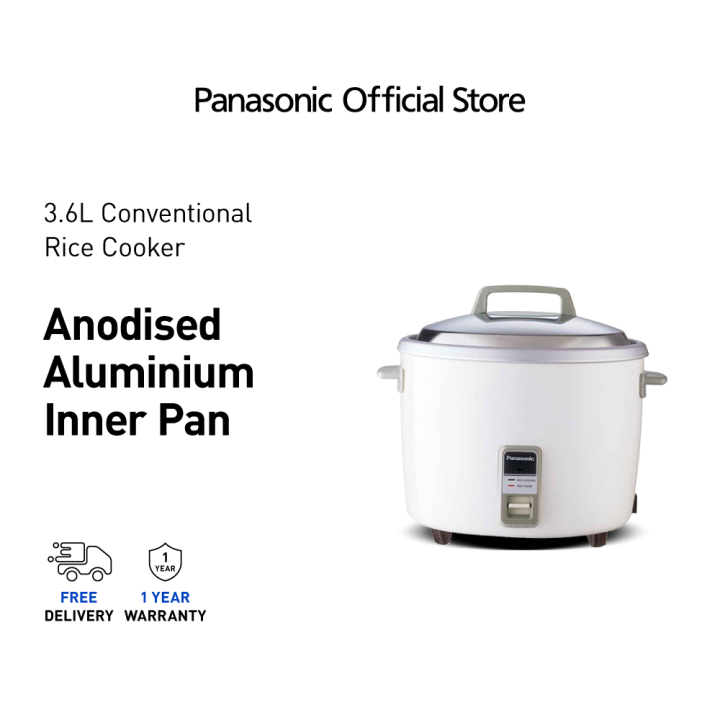 PANASONIC SR-WN36 LARGE 3.6L CONVENTIONAL RICE COOKER SR-WN36WSKN | Lazada