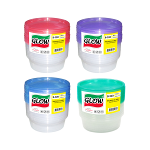 5pcs/10pcs Food Storage Container | Clear&Colored Microwavable Container | Microwave & Freezer Safe