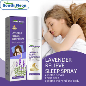 South Moon Lavender Pillow Deep Sleep Spray Improve Insomnia Essential Oil Natural Plant Extract Stress Relieve Help Sleep Fresh Spray