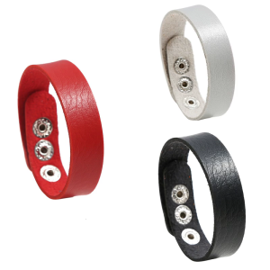 Modern Adjustable PU Leather Wristband With Sliding Clasp 14 22cm Wrist Size Elegant Stylish Accessory