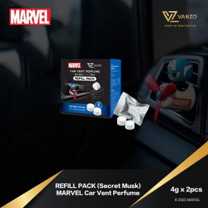 Vanzo Marvel Series Refill Pack Fragrance Tablet Perfume Car Perfume Captain America Ironman Thor Vanzo Refill 补充装漫威汽车香薰香片