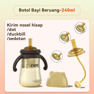Ivorybaby Botol Minum Sedotan Anak 3 In 1/Botol Minum Bayi Lucu 240ml/300ml
