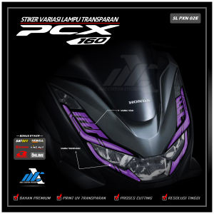 STIKER LAMPU DEPAN PCX 160 NEW - STIKER LAMPU ALIS PCX 160 NEW - SL PXN 02
