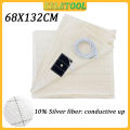 Grounding strip with grounding connection wire for improving sleep Silver fiber conductive sheet for natural health. 