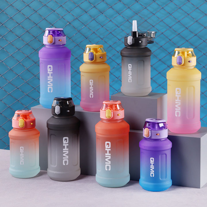 880ml Gradient Colour Matte Outdoor Sports Water Bottle PC Material ...