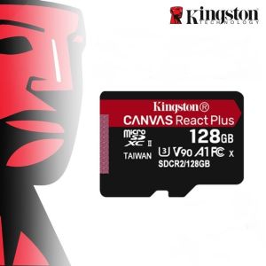 ♥100%Original Product+Free Send adapter+card reader♥U3 V90 8GB/16GB/32GB/64GB/128GB/256GB/512GB/1TB/2TB Kingston Canvas React Plus micro SD Card for Burst Mode Photography