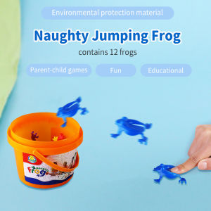 【COD】12Pcs Jumping Frog Bounce Toys For Kids Novelty Assorted Stress Reliever Toys Mini Plastic Frogs for Children Birthday Gift