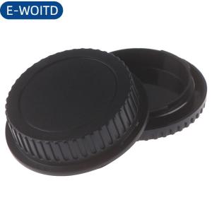 E-WOITD 1 bộ nắp ống kính phía sau + Nắp thân cho máy ảnh SLR EOS EF EF-S