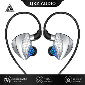 Original QKZ Hi6T HiFi Bass Wired Earphones Gaming Live Streaming Headphones Sport Stereo Music Headset In-Ear With Mic Earbuds